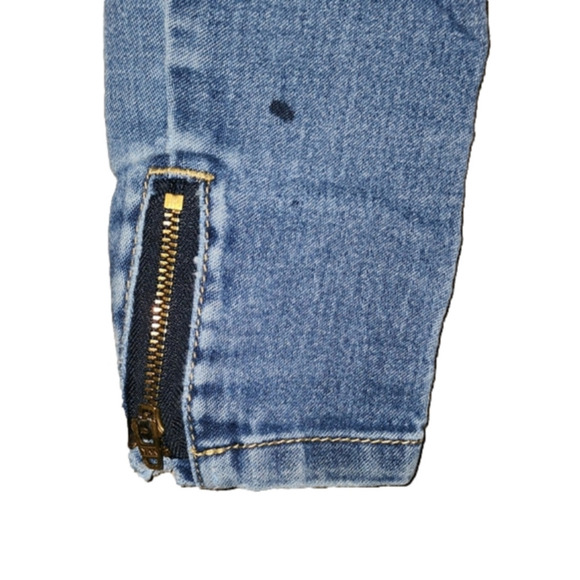 OLD NAVY Blue Skinny Jeggings with Ankle Zippers - Picture 6 of 6